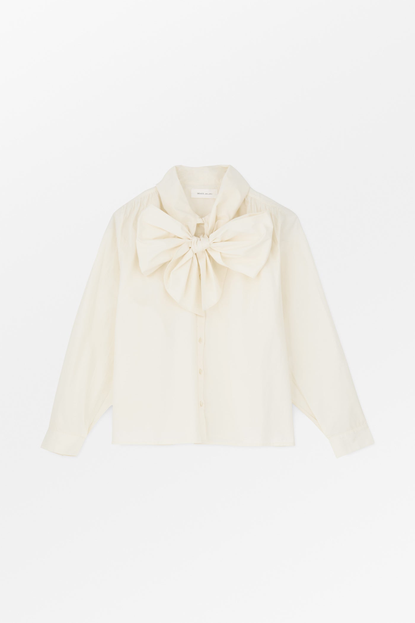 Skall Studio Lady bow shirt Shirt Ivory