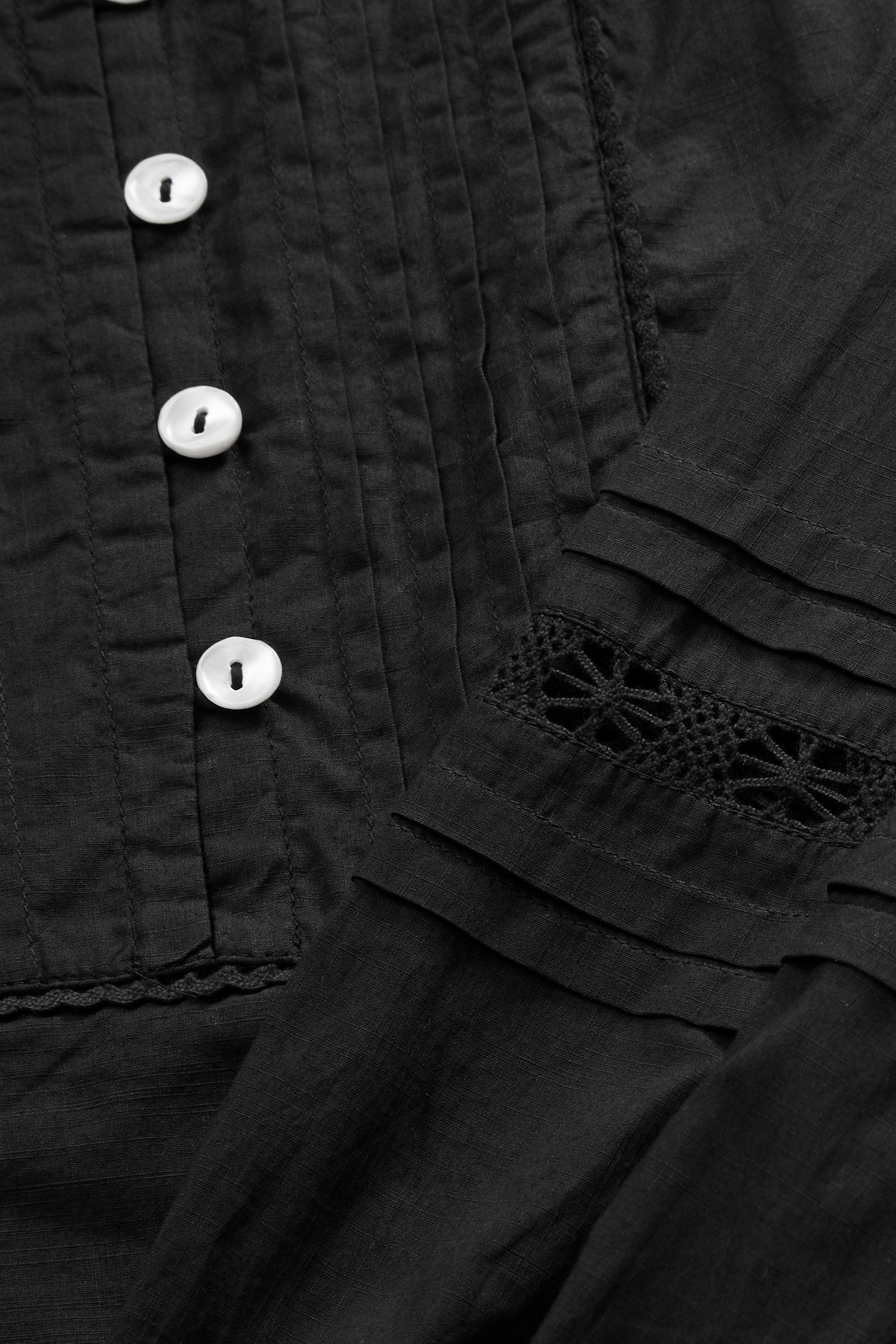 Skall Studio Leaf shirtdress Dress Black