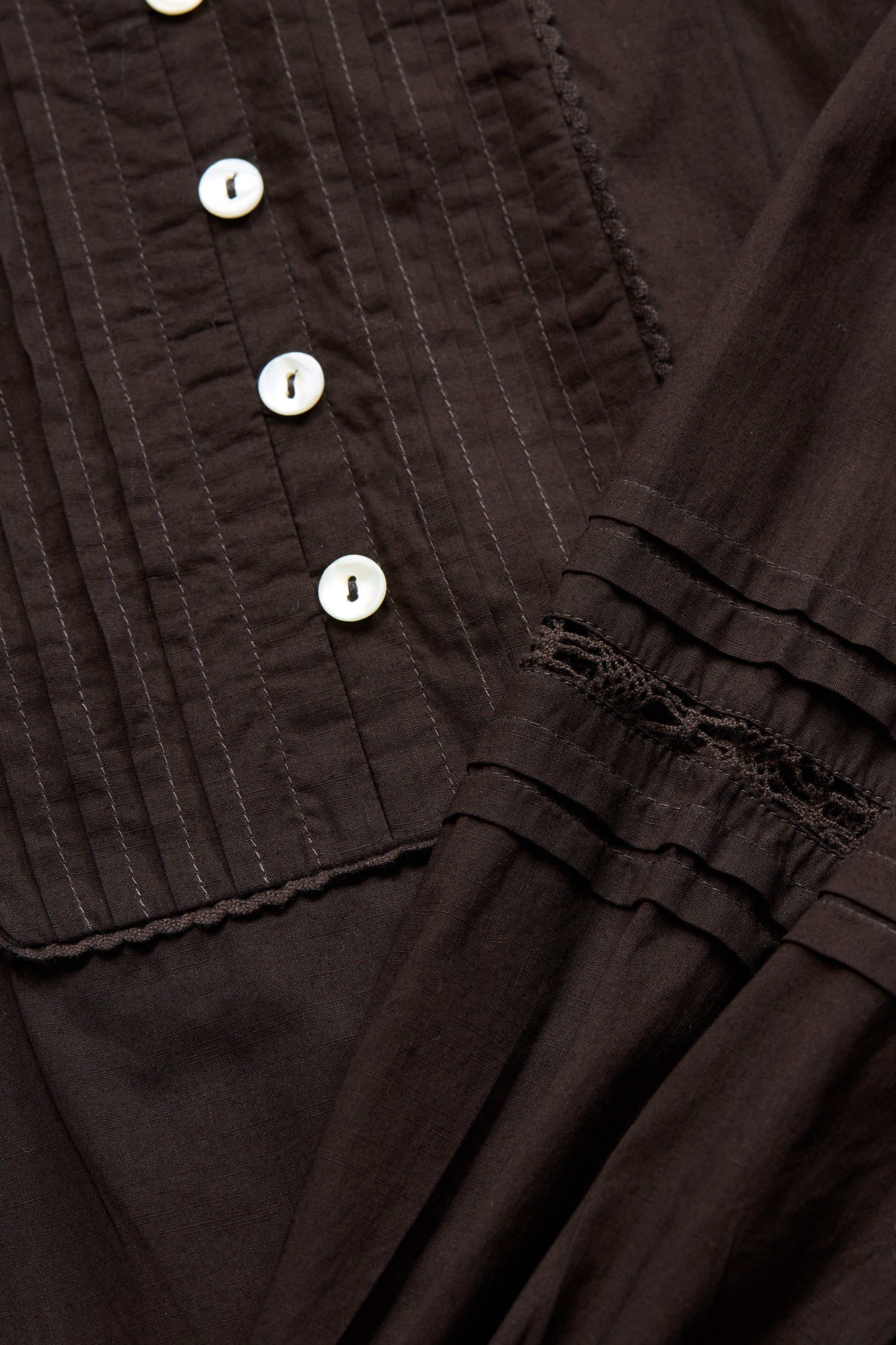 Skall Studio Leaf shirtdress Pants Dark brown