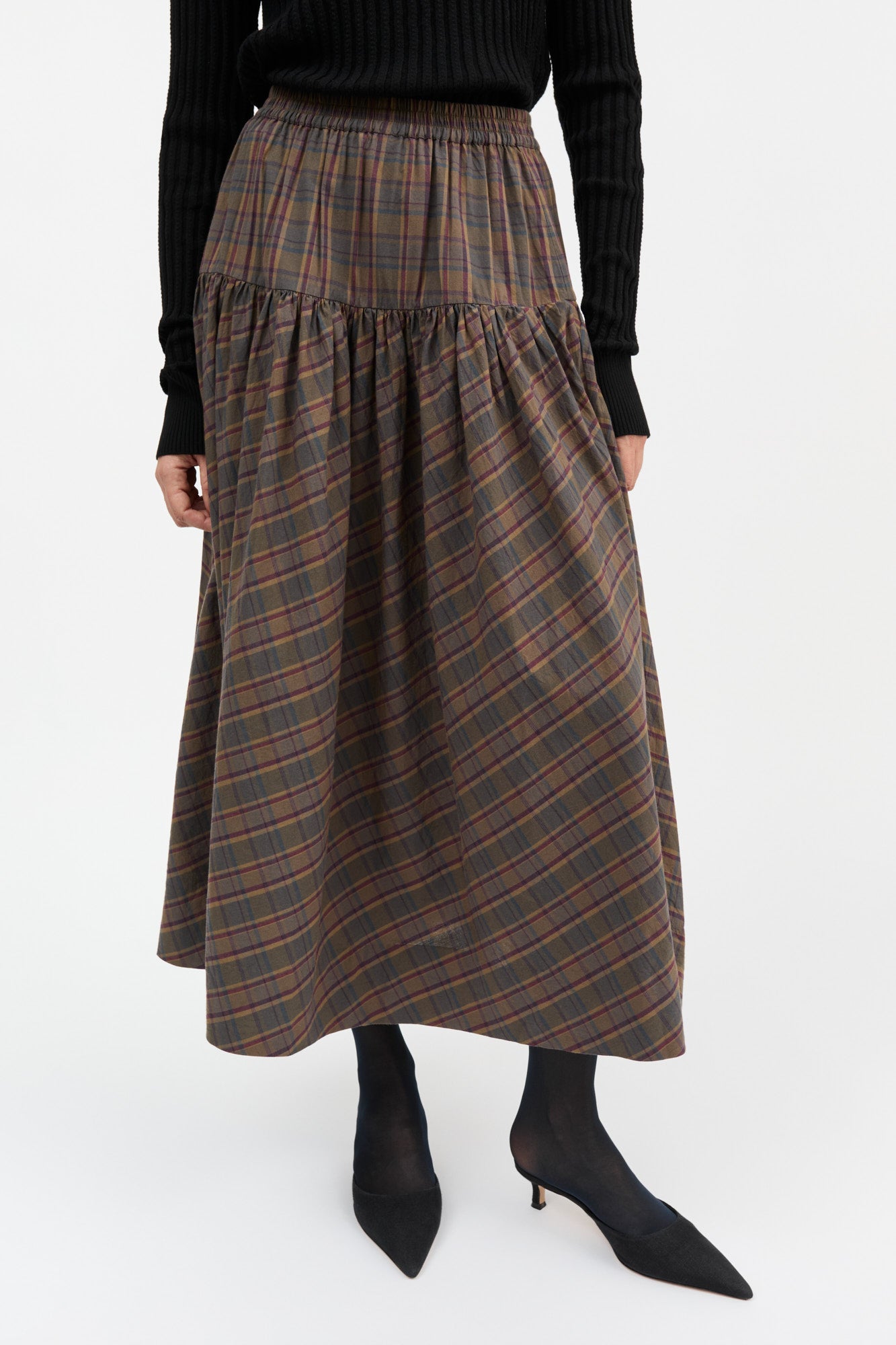 Skall Studio Lili skirt Skirt Green/Red check