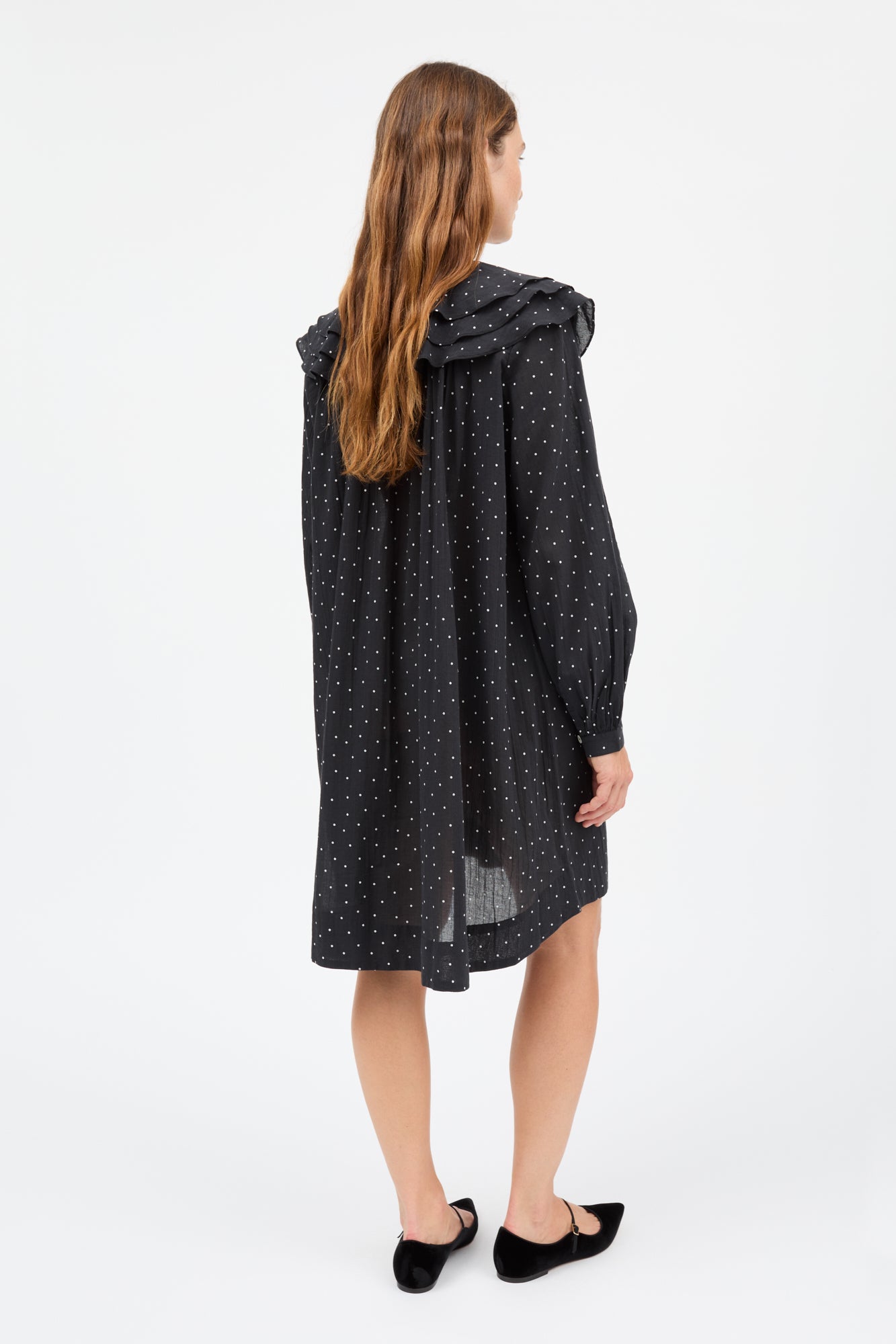 Skall Studio Lilou dress Dress Black/White dot