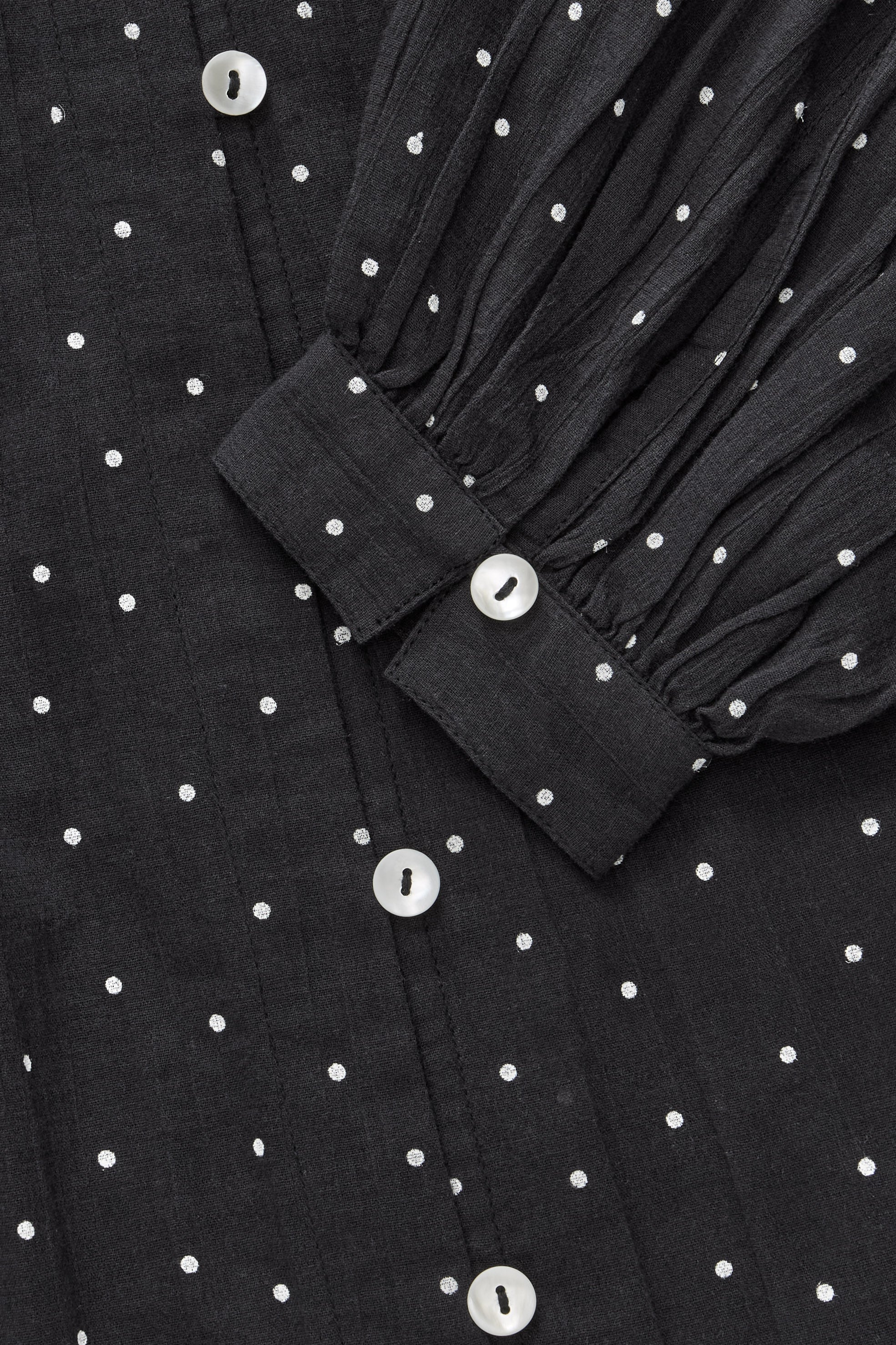 Skall Studio Lilou shirt Shirt Black/White dot