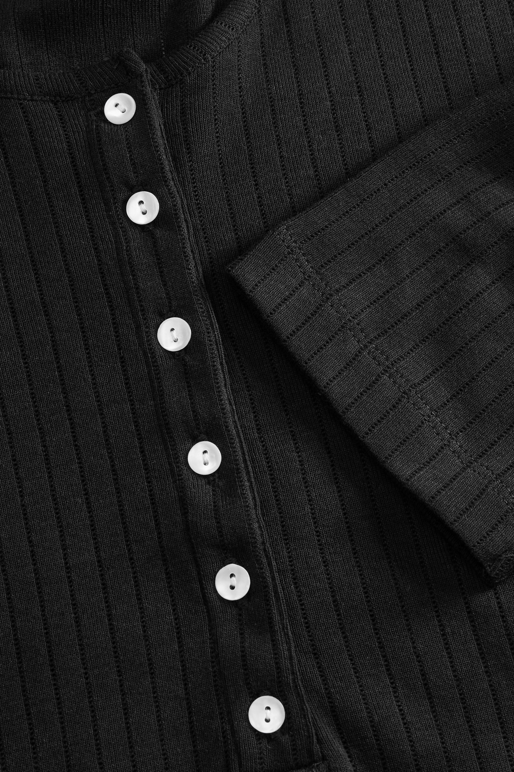 Skall Studio Liv henley tee Tee Black