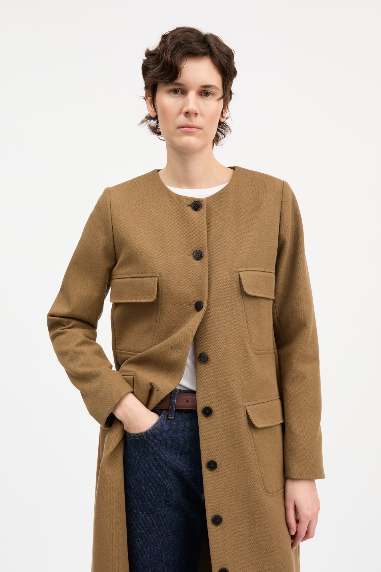 Skall Studio Lola long blazer Blazer Canyon brown