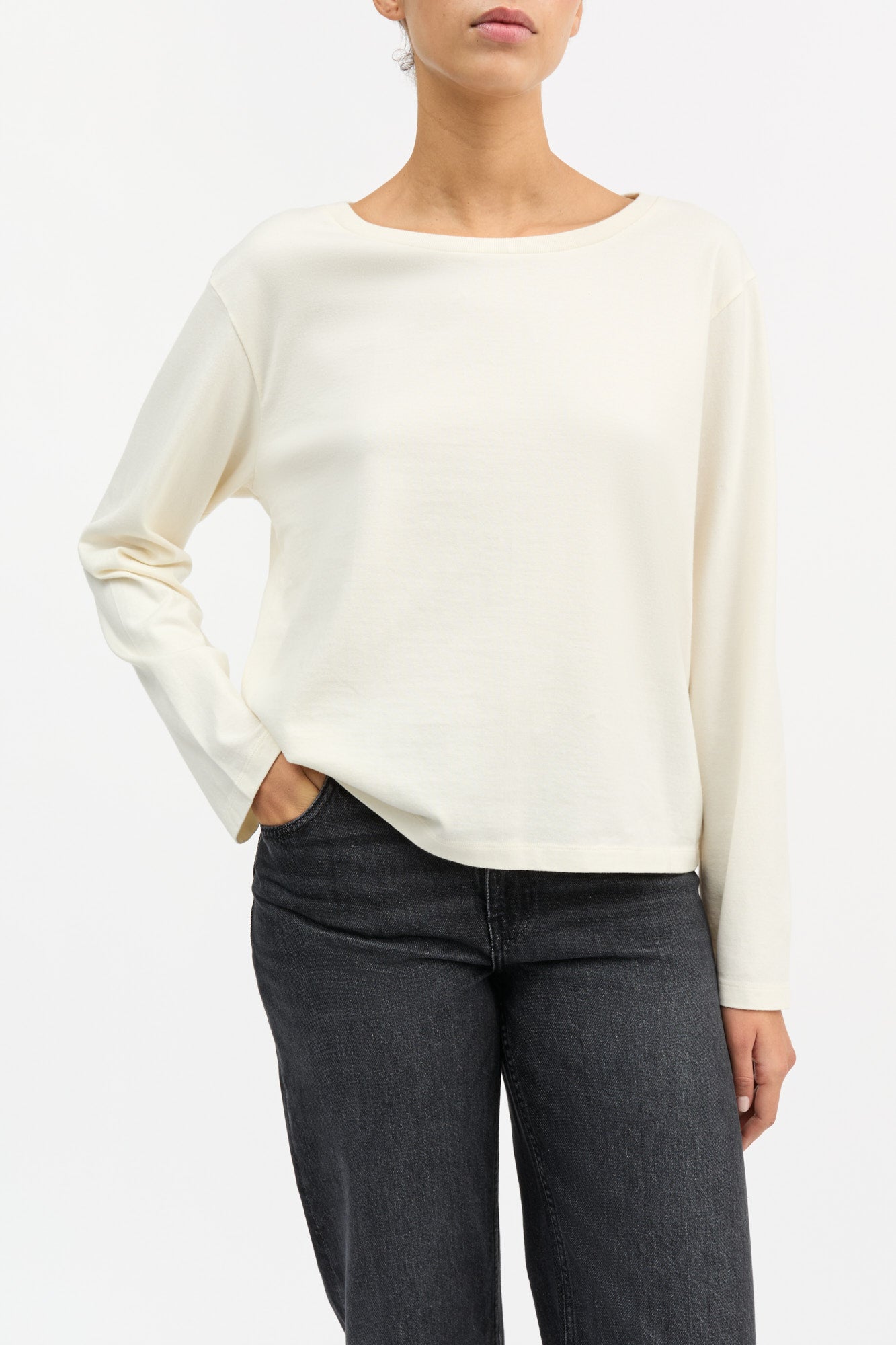 Skall Studio Loui oversized blouse Blouse Off white