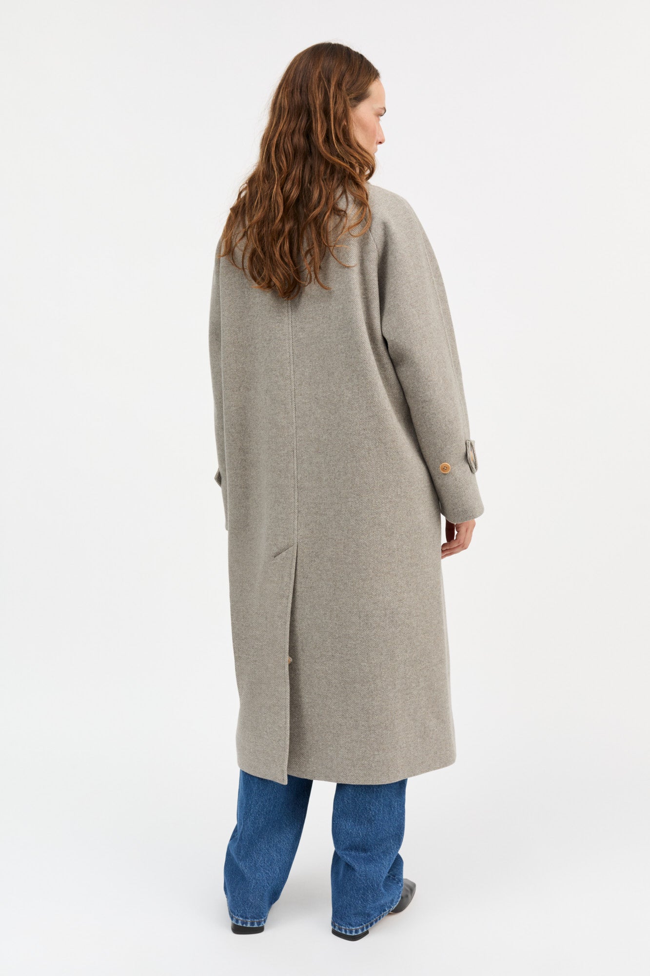 Skall Studio Macy coat Coat Warm grey twill
