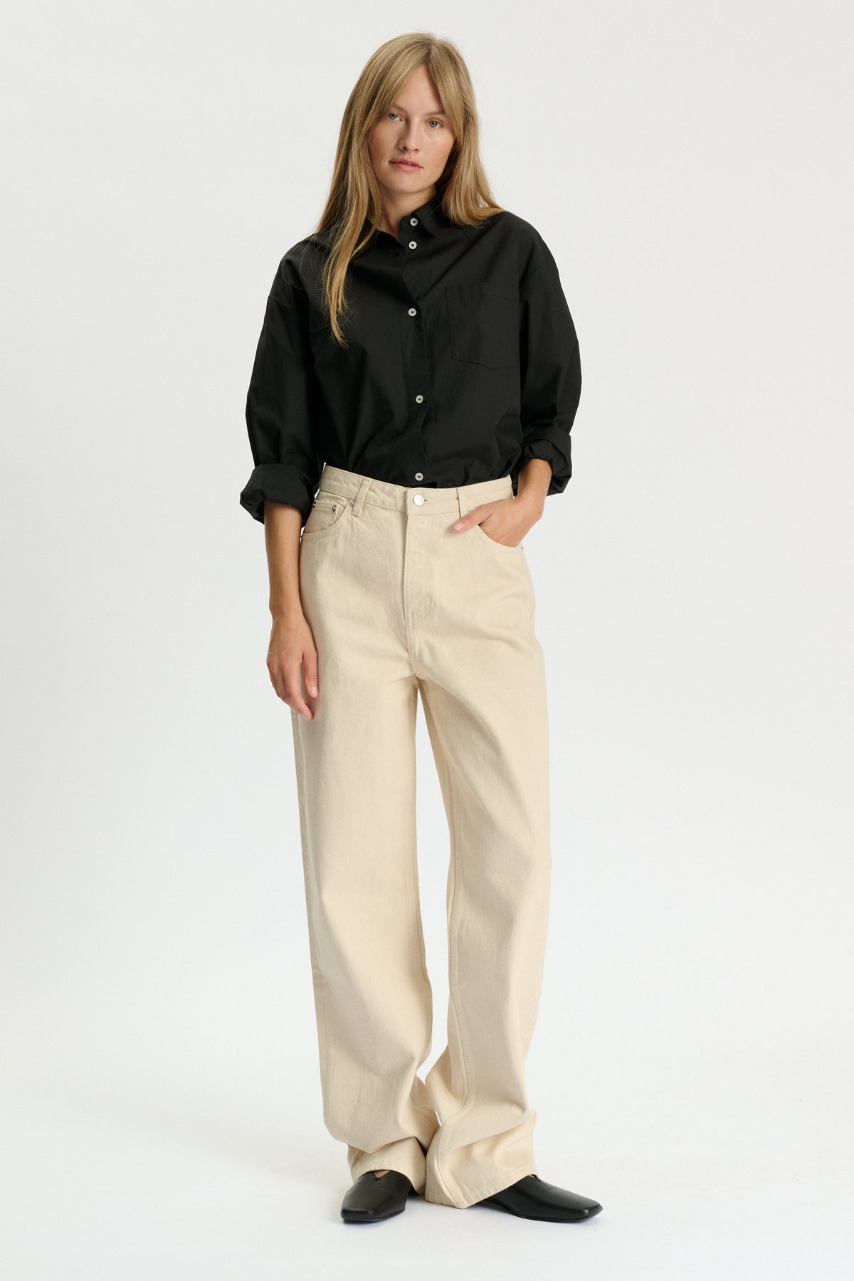 Skall Studio Maddy straight jeans Jeans Ecru