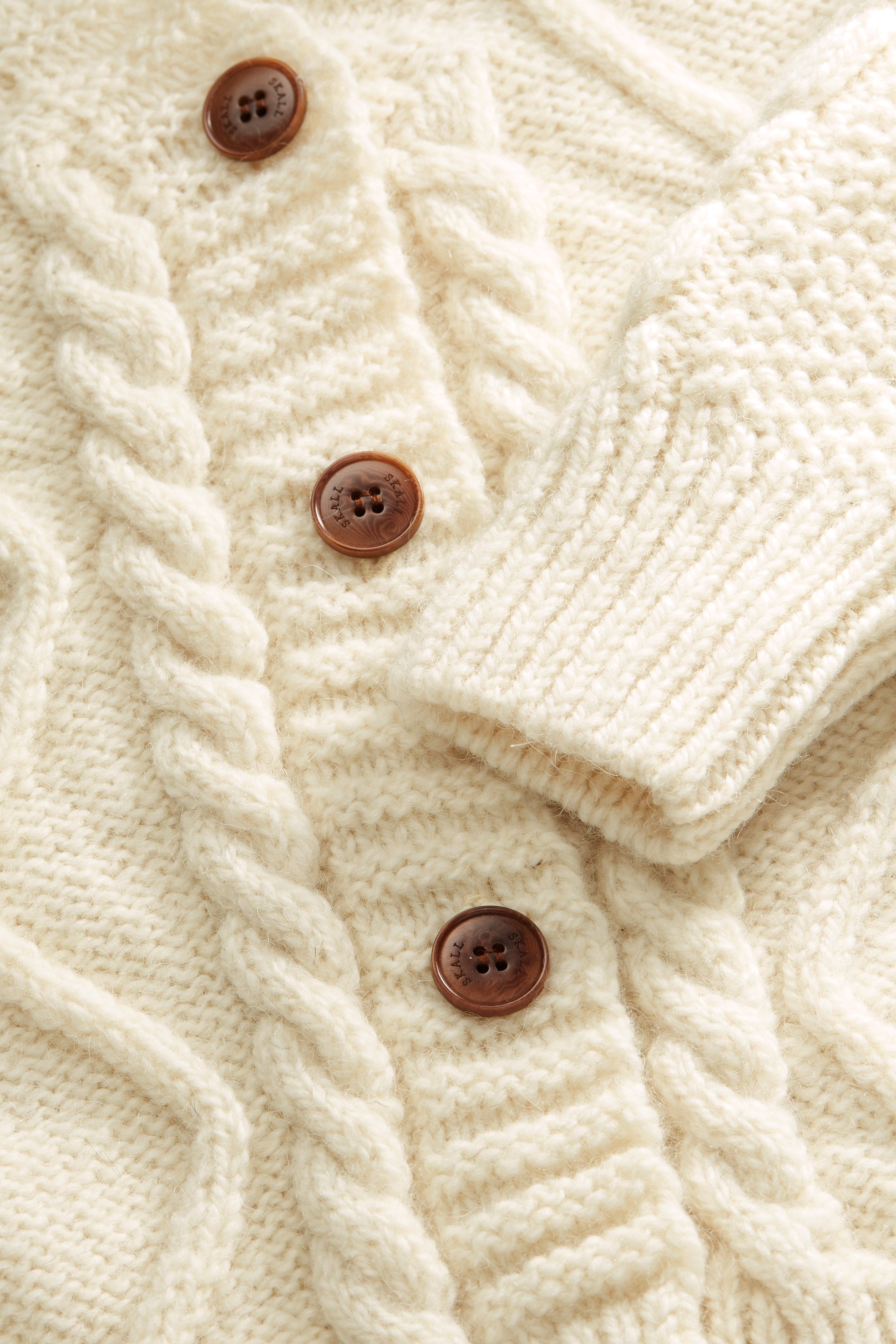 Skall Studio Magda cardigan Knit Off white