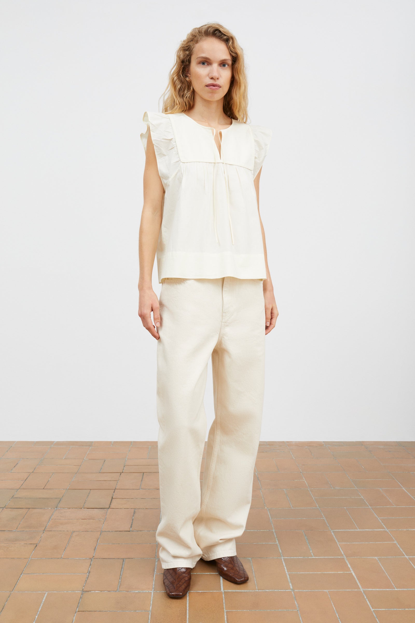 Skall Studio Nadja summer top Top Buttermilk