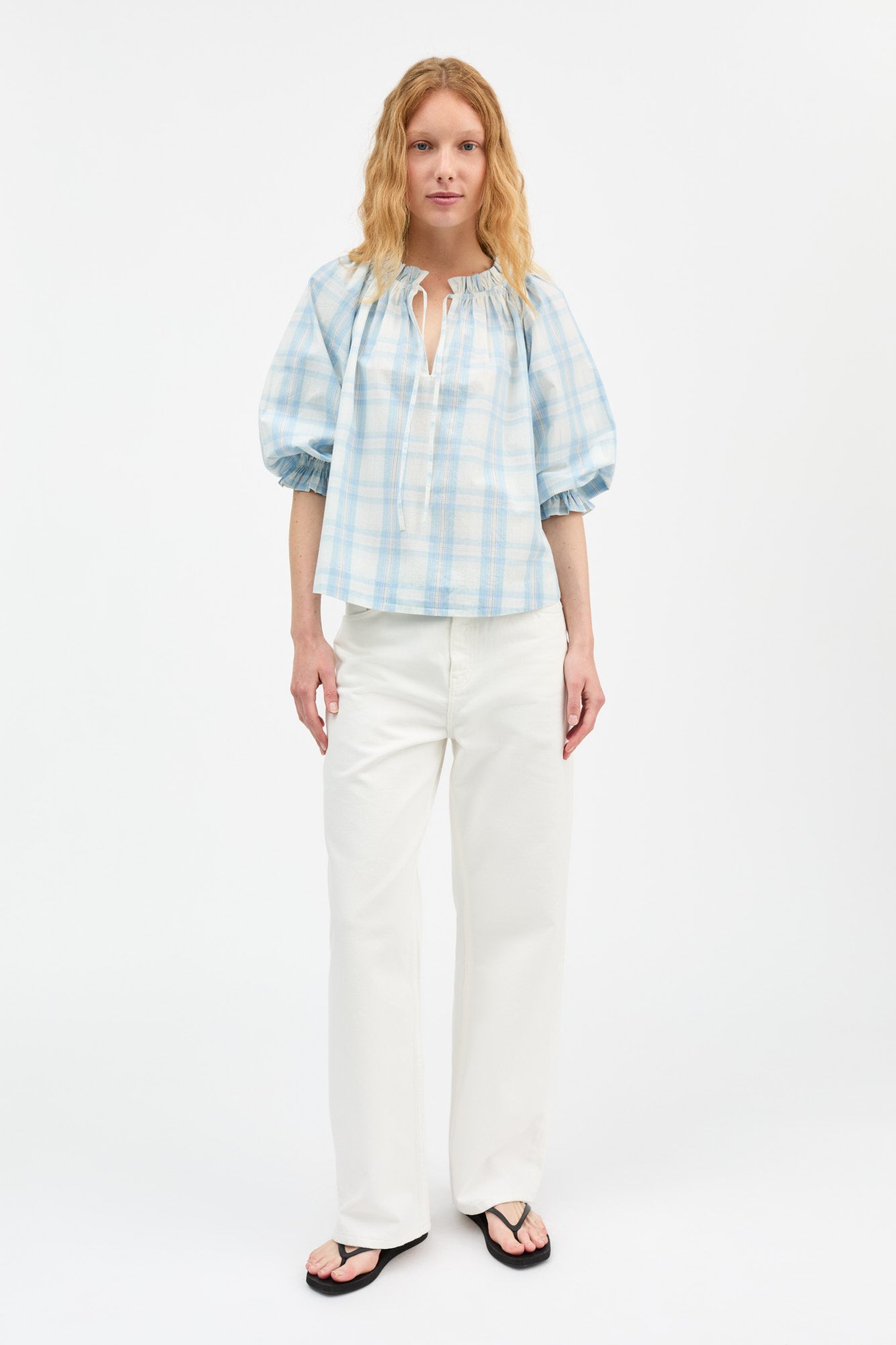 Skall Studio Newmoon blouse Blouse Vintage check