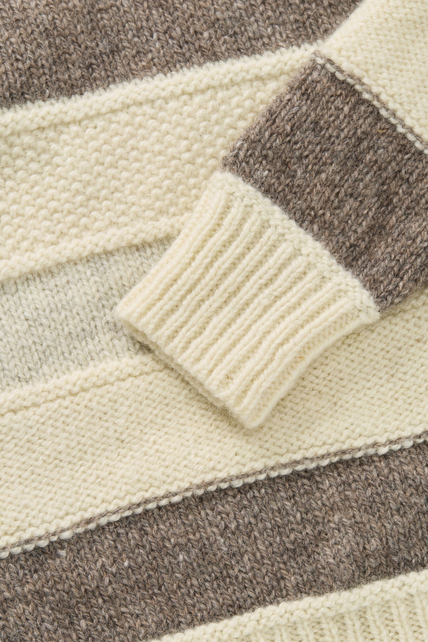 Skall Studio Olga jumper Knit Off-white/Sand/Light brown