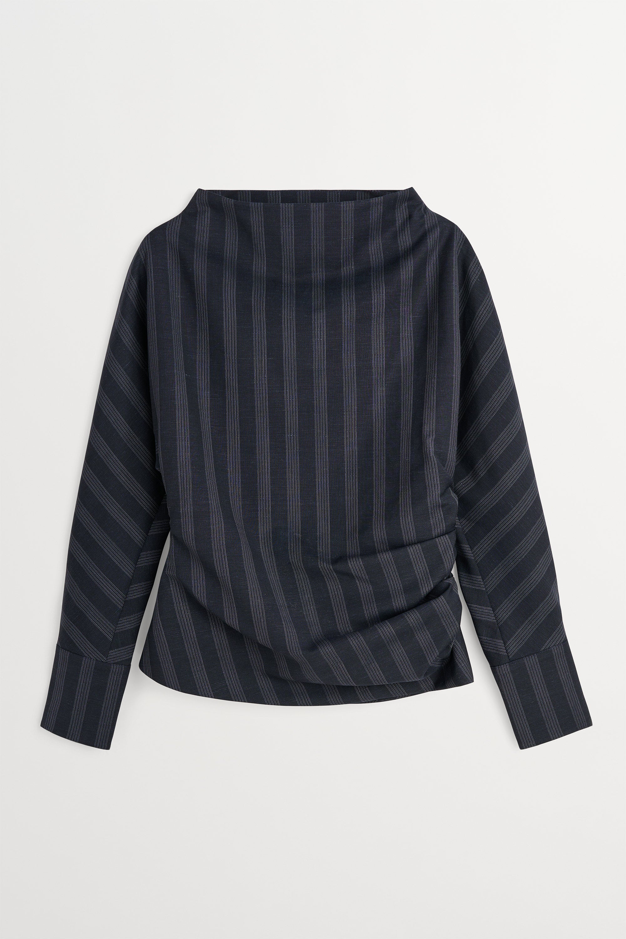 Skall Studio Pattie blouse Blouse Navy pinstripe