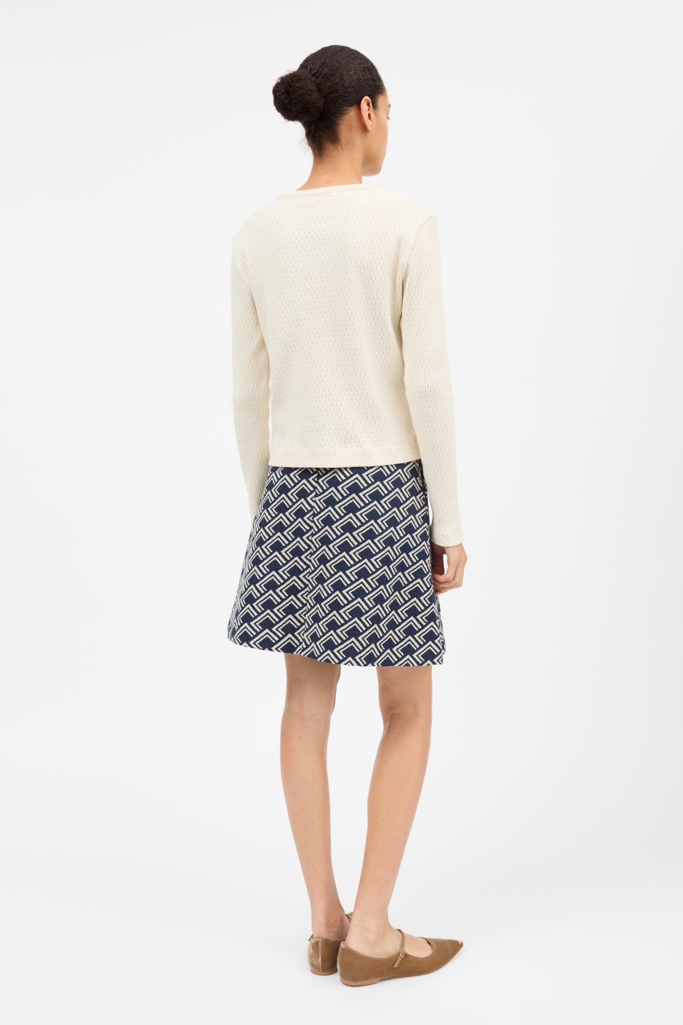 Skall Studio Paula skirt Skirt Navy/Beige