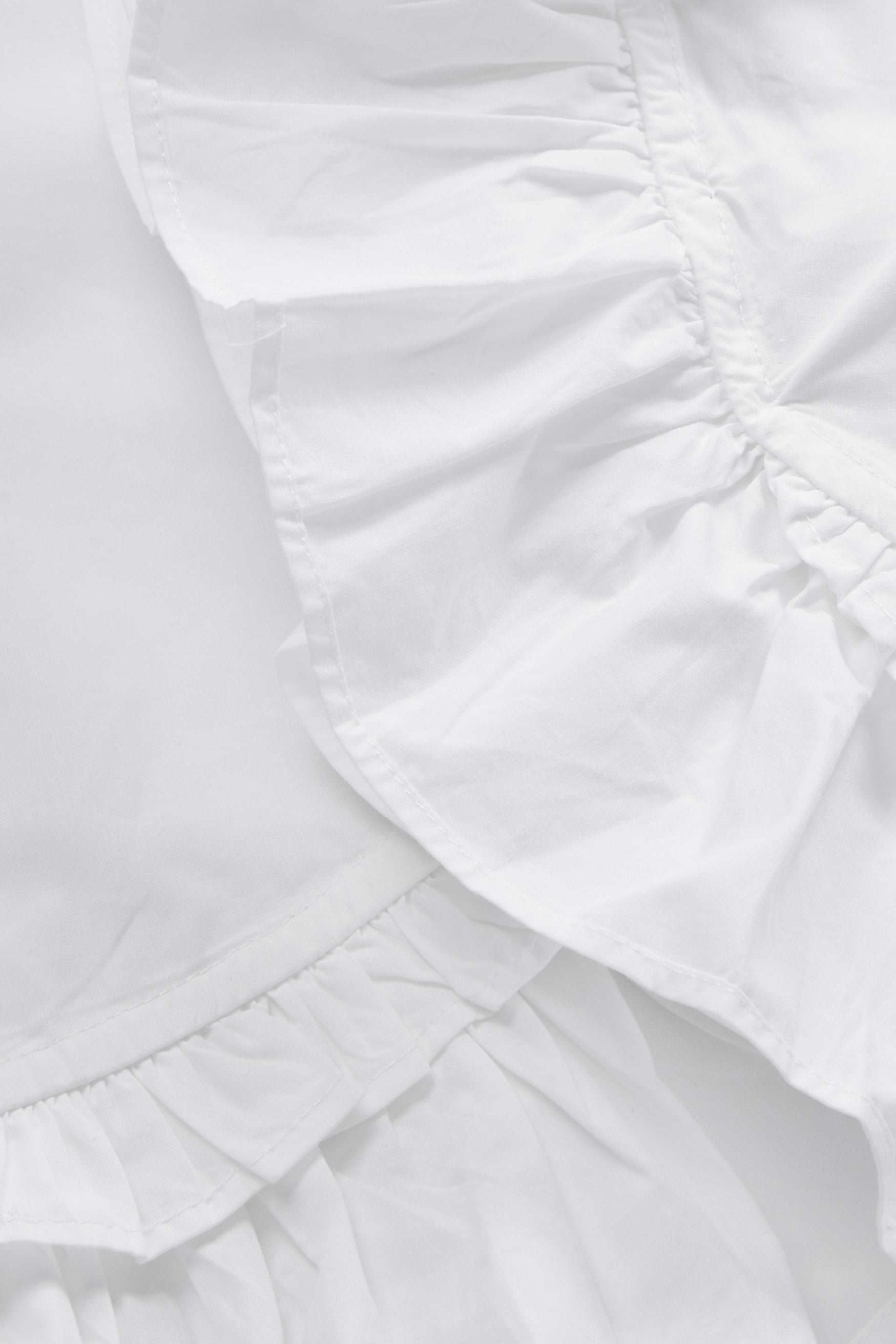 Skall Studio Rimini flounce blouse Blouse Optic white