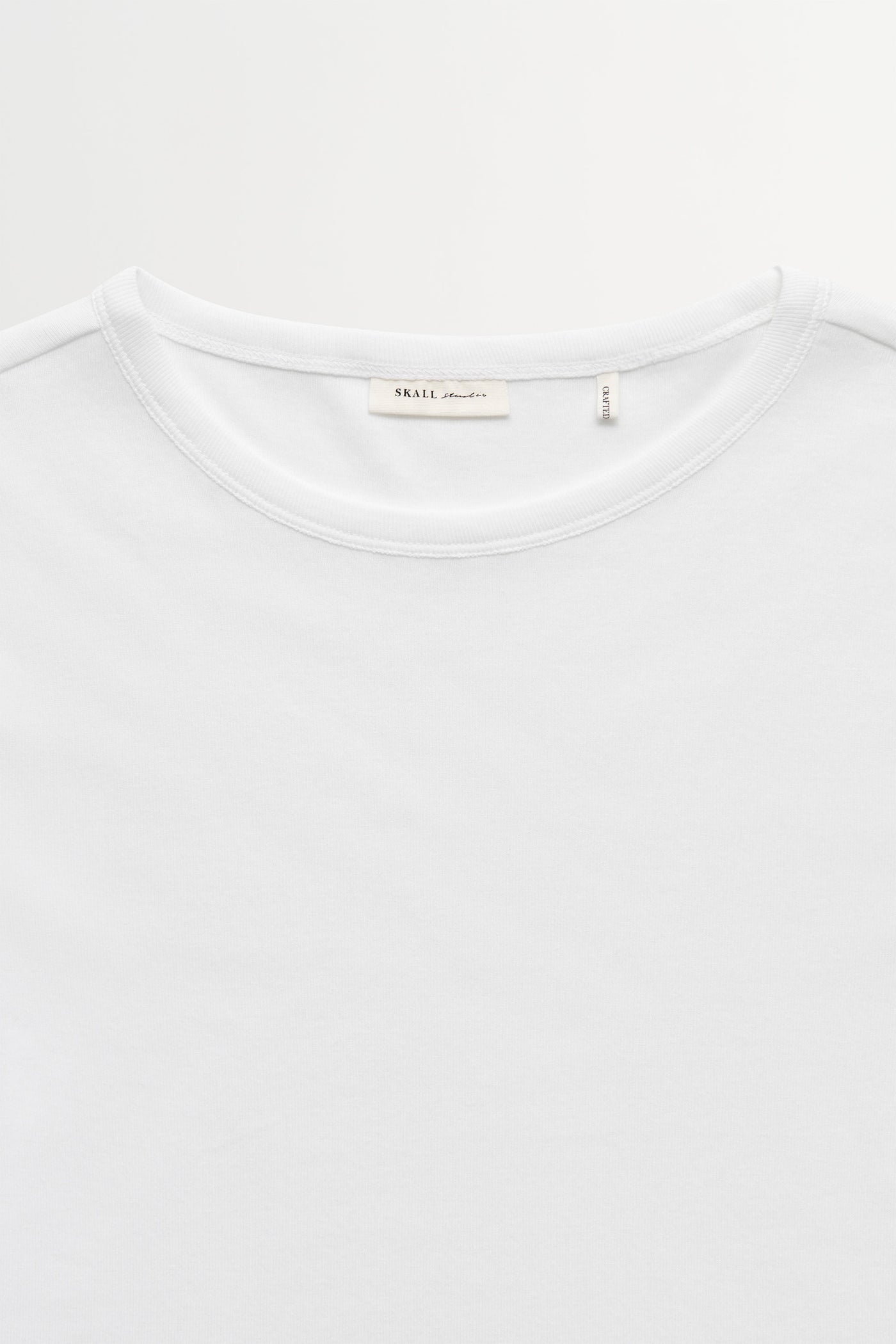 Skall Studio Seventies o-neck blouse Tee Optic white