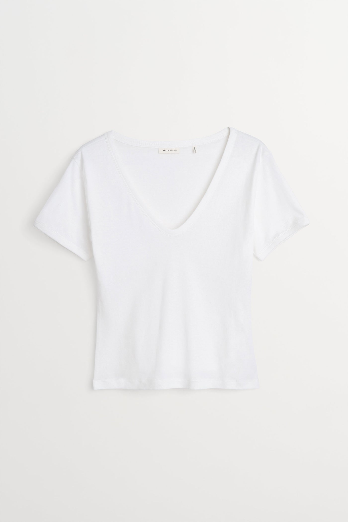 Skall Studio Seventies v-neck tee Tee Optic white