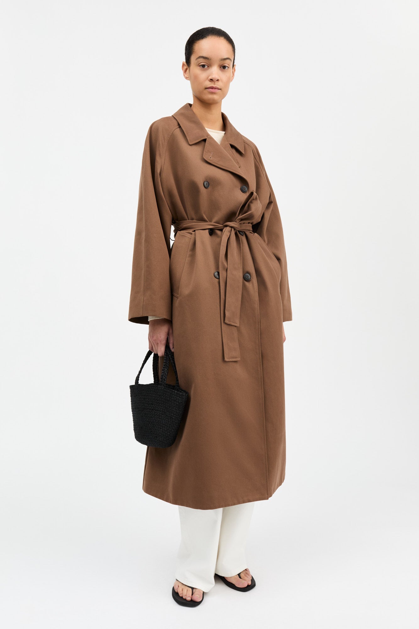 Skall Studio Spring coat Coat Brown