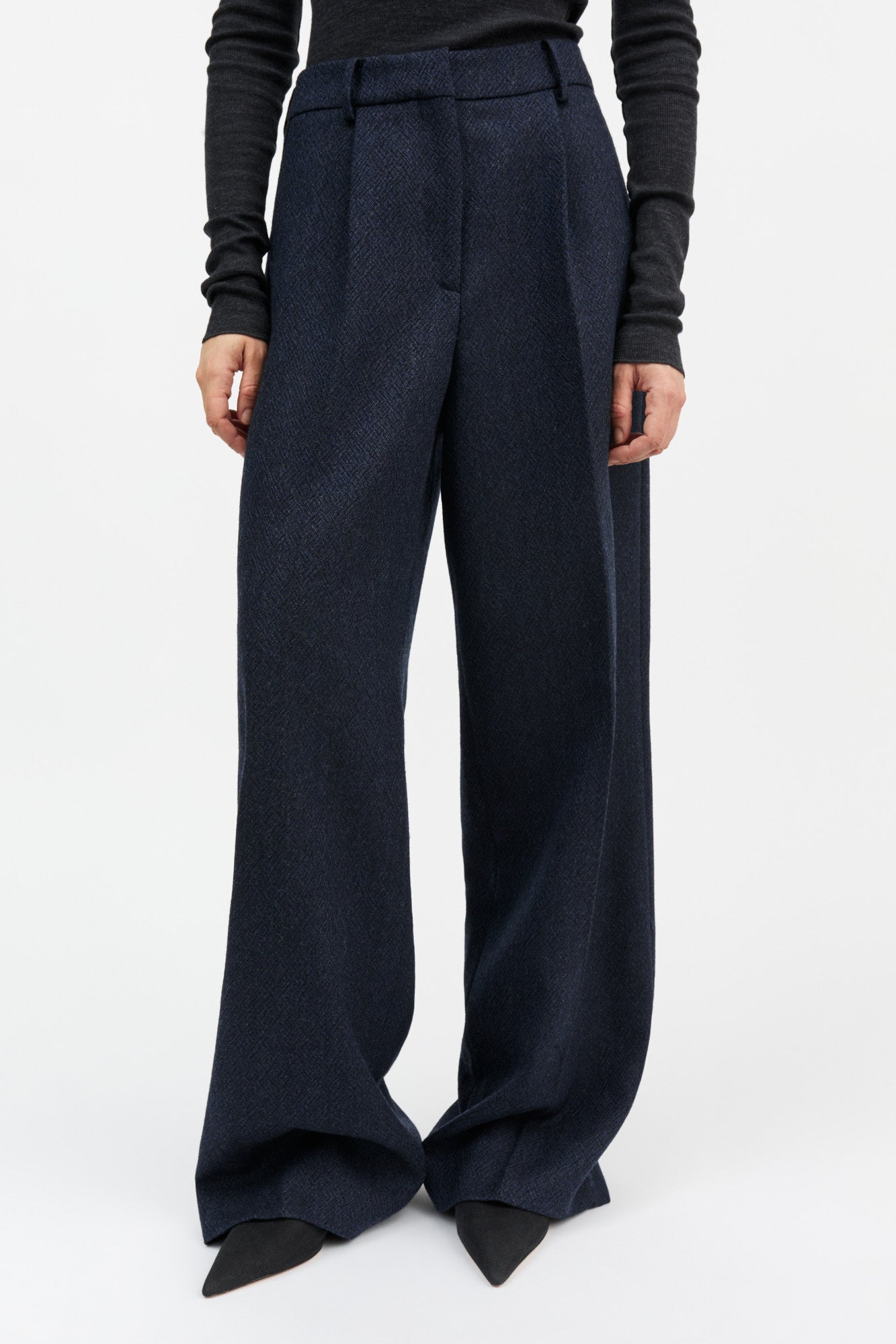 Skall Studio Thom trousers Trousers Navy black