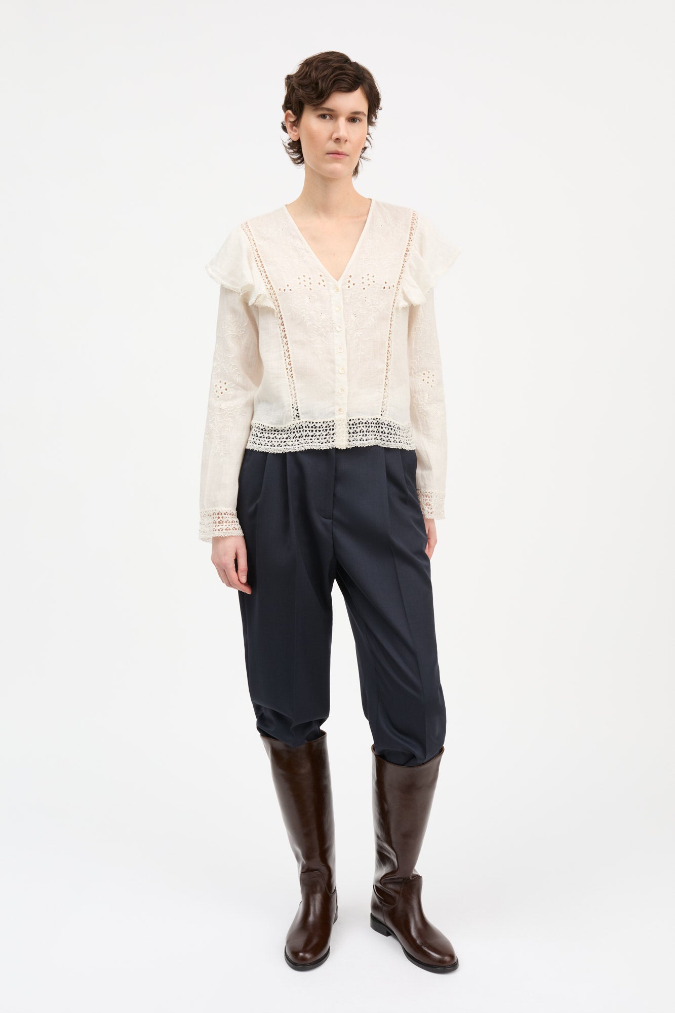 Skall Studio Velina blouse Blouse Off white