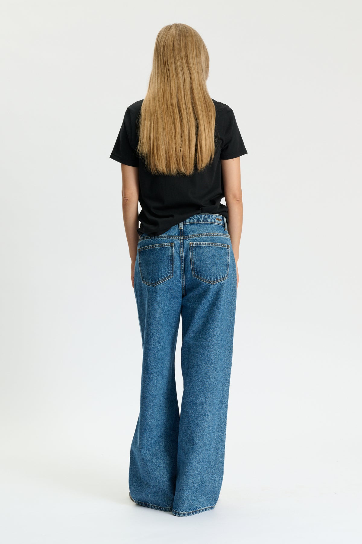 Skall Studio Willow wide jeans Jeans Mid blue
